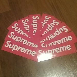 Supreme stickers tiny